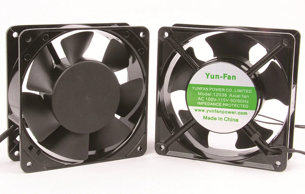 Компьютерный Вентилятор 12038 В переменного тока, модель 120, размер мм, квадратная форма, осевой вентилятор