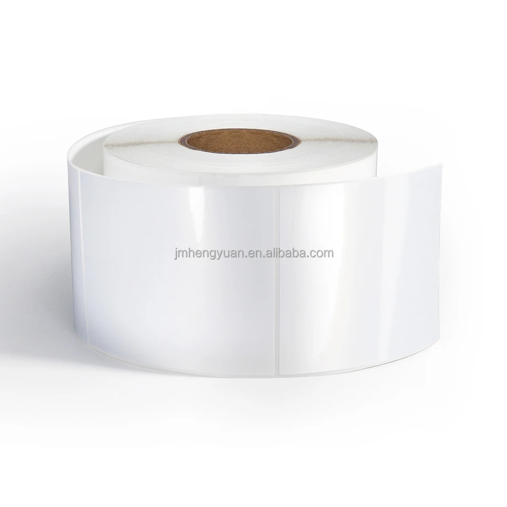 Custom Size Inkjet High Gloss Label White Inkjet Label PP Inkjet Paper Label Roll for afinia I801