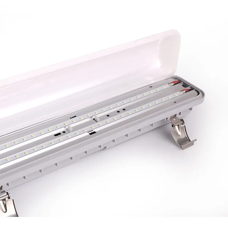 LED 18W 24W 36W 40W 50W industrial lighting SMD2835 excellent chip led tri-proof tube light fixture purfication lamp water proof