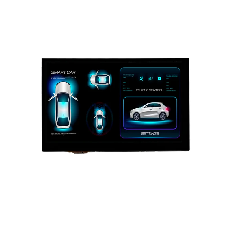 7 inch UART interface lcd Capacitive panel 800x480 hmi interface 7.0 inch tft lcd display module