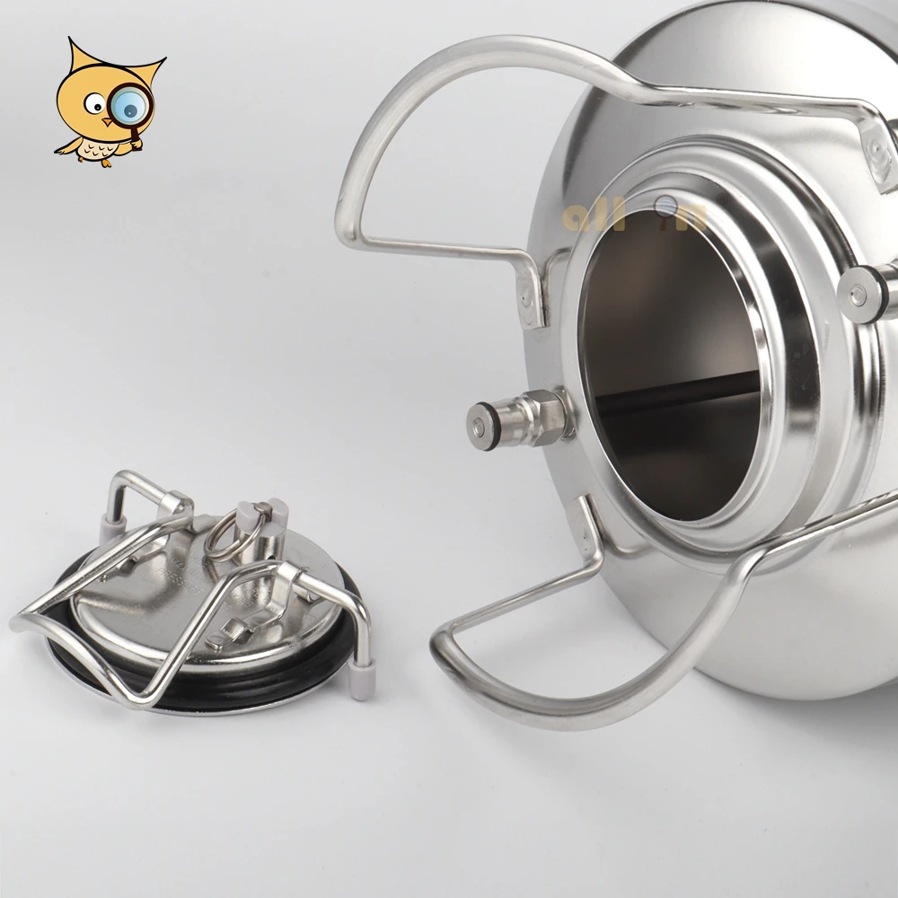 ALL IN Factory Supplier Pepsi Keg 1.75Gal Corny Keg Stainless Steel Ball Lock Disconnect 6L Cornelius Keg for Homebrew Soda Beer