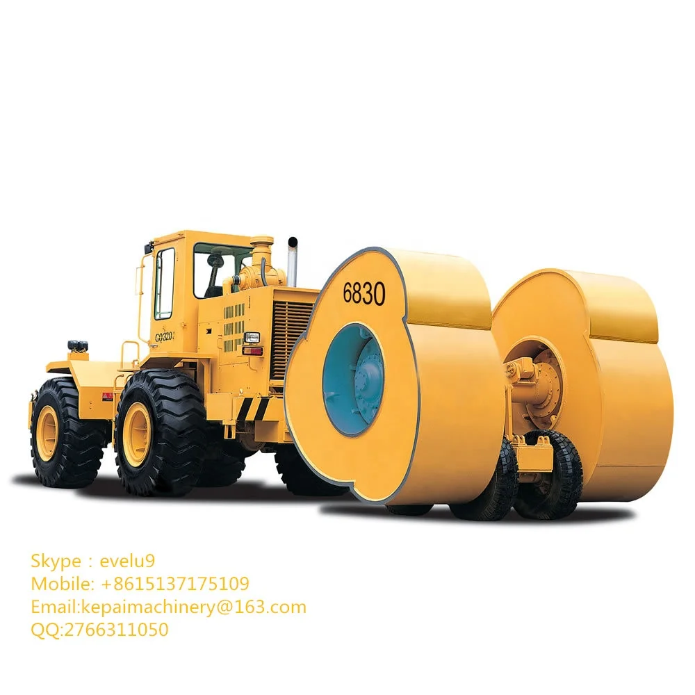 ZHENGZHOU KEPAI 15.3t Impact Compactor 6830 Machine New Double Roller Impact Roller Tamping Rammer Plate Compactor Parts