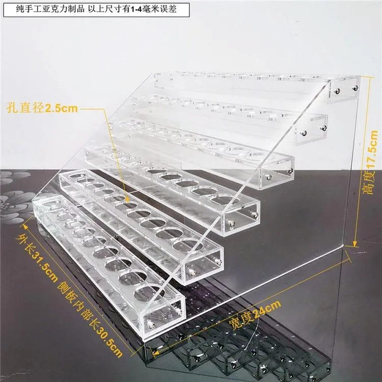 custom clear acrylic display rack colored contact lens display rack