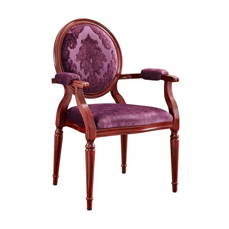 Hot Selling Comfortable Hotel Restaurant Round Back Wedding Reception Chair