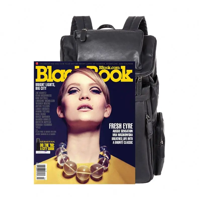 Factory Direct Supply High Quality Real Cow Hide Leather Free OEM Custom Man Handmade Leather Backpack