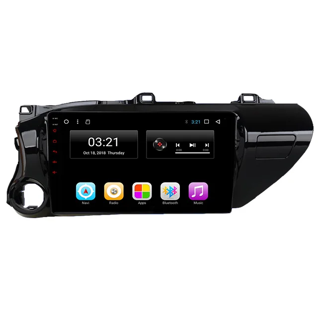 OEM Car GPS Navigation Car stereo 2 din android for toyota Hilux 2016-2018 car video music player