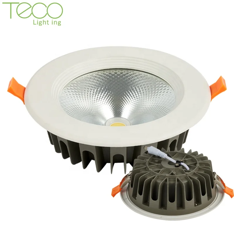 
Wholesale oem Ce RoHS anti glare 10w 15w 25w 40w black square round ceiling recessed dimmable cob led downlight 