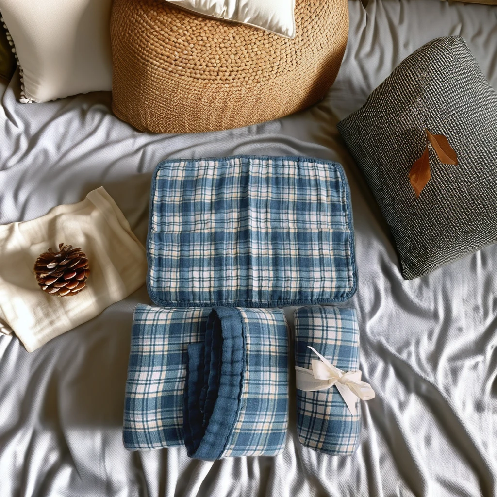 120*120cm custom design muslin swaddle wrap baby organic cotton bamboo baby muslin swaddle wrap baby blanket