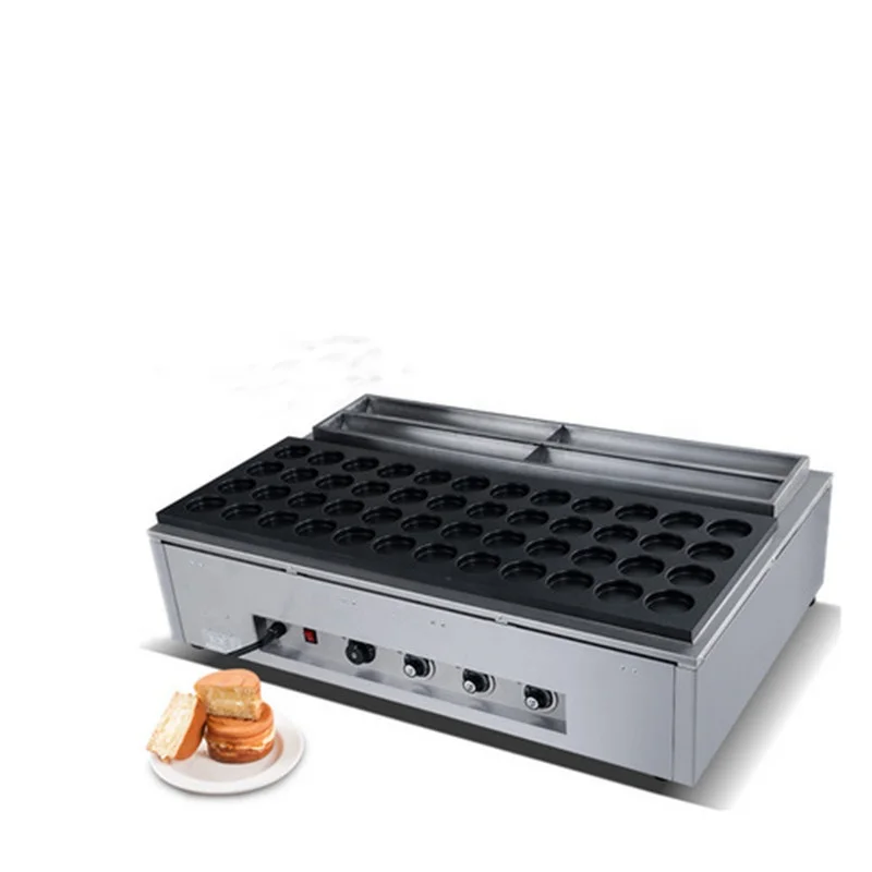 
Snack Pastry Food Machine Double Plates Poffertjes Dorayaki Maker Machine Mini Pancake red bean cake Making Machine 