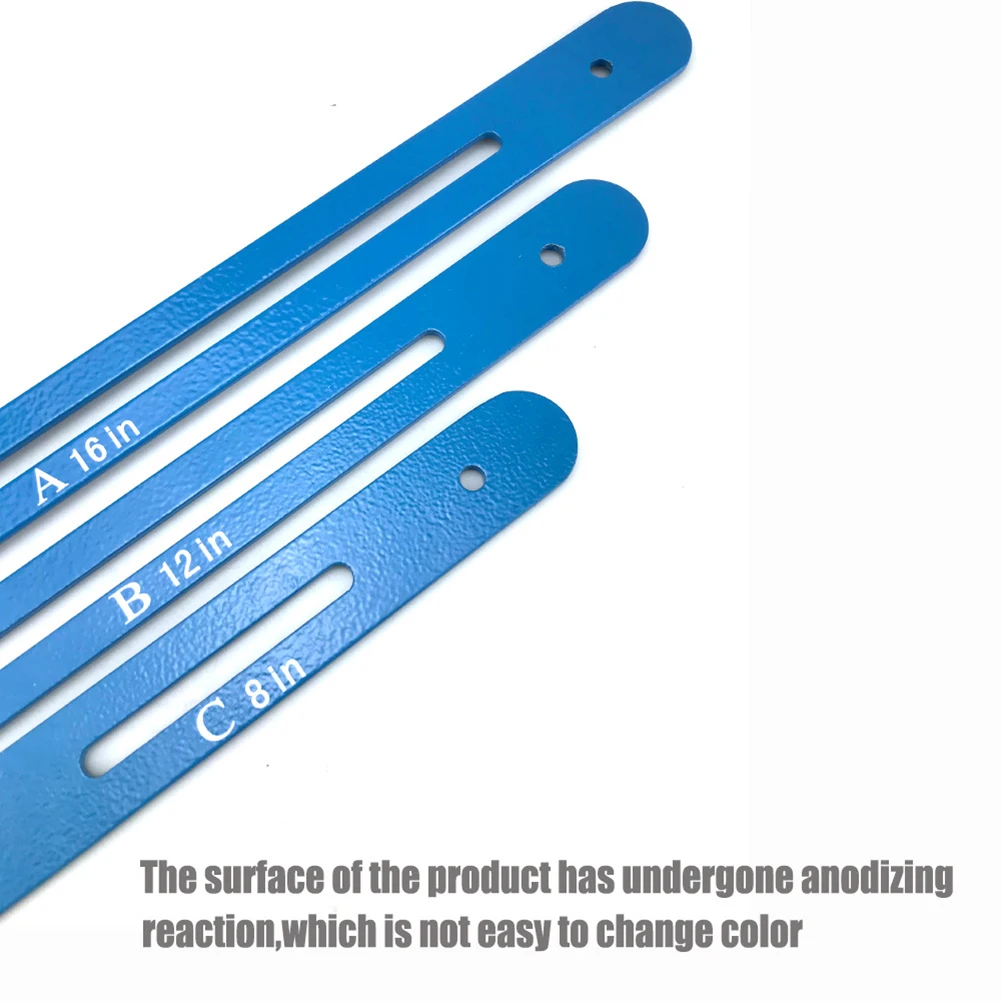 Folding Ruler Solid Metal Stairb Jig Gauge Accurately Measuring Angle and length Shelf Layout Tool Stair Tread Template Tool