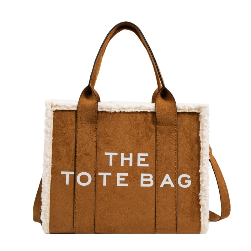 BM9353 Wholesale Famous Brand Womens Velvet Tote Bags Luxury Ladies Hand Bags Designer Bags Women wool leather Tote Handbags