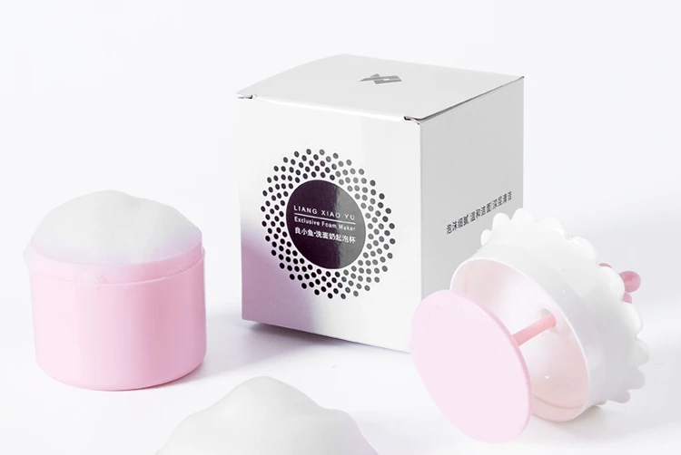 Fashionable Facial Cleanser Device Cosmetic Whipped Bottle Face Care Blister Mixing Handheld Make Foam Cup