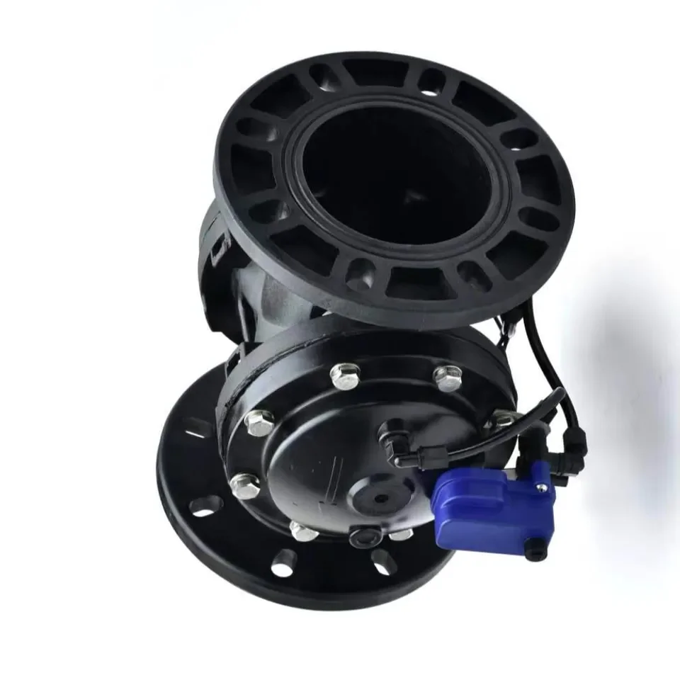 XF DN125 5-дюймовый сельскохозяйственный ирригационный электромагнитный клапан с фиксацией DC6V встроенный дистанционный датчик потока