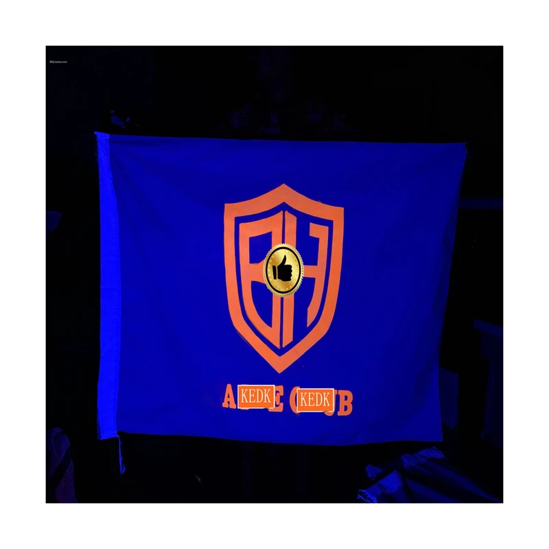 SmallOrders S1001Fr Luminous LED hand-cranked big flag custom logo fluorescent bar atmosphere props party flags flag banner