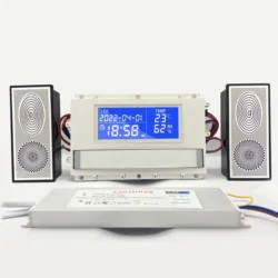Six keys Bluetooth time temperature defogging date calendar humidity multi-function