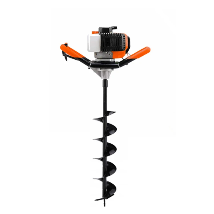 LEOPARD 51.7cc Gas Earth Auger 2 Stroke 520B OEM/ODM Portable Quick Stop Clutch power Earth Auger for planting tree