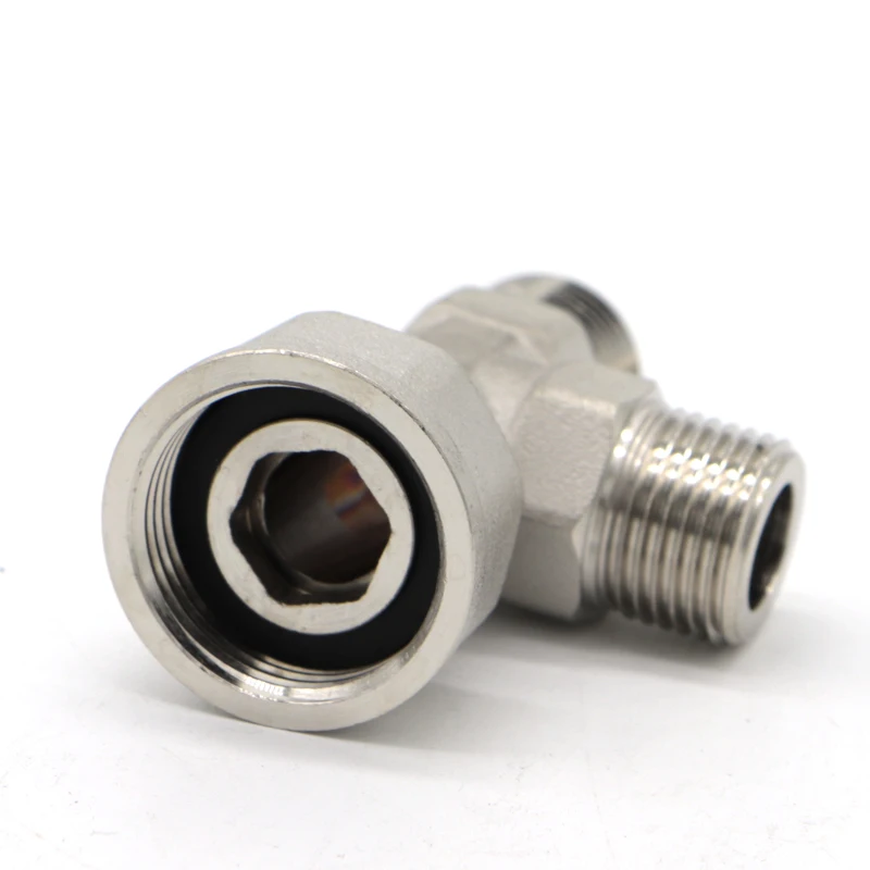 Gas hose Pipe Fittings Union Connector 3 Way Tee Brass Pipe Male Thread gas fittings