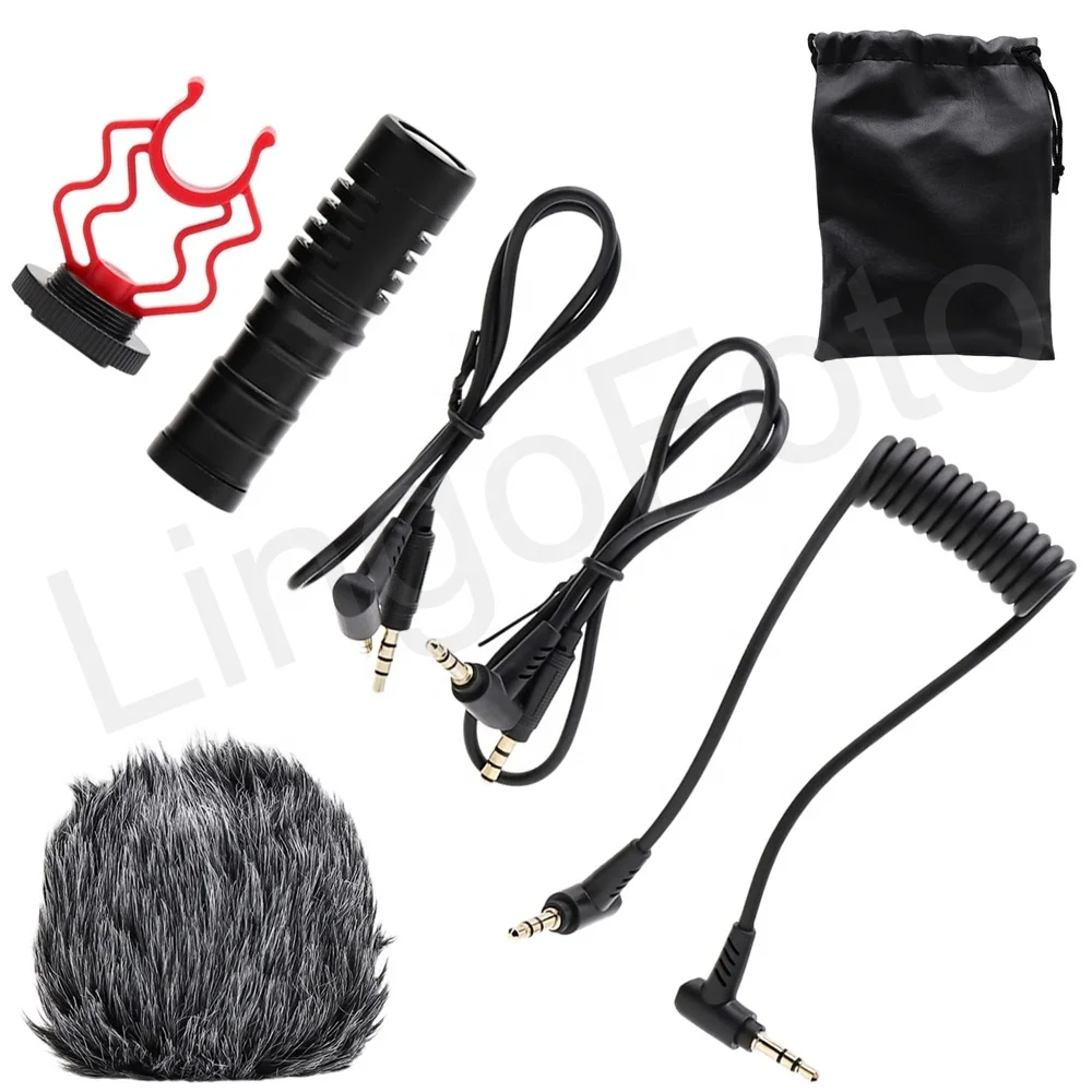 VXR10-B Shotgun Audio Microphone Best Microphone For Recording Podcasts Cell Phone Computer Condenser Microphone