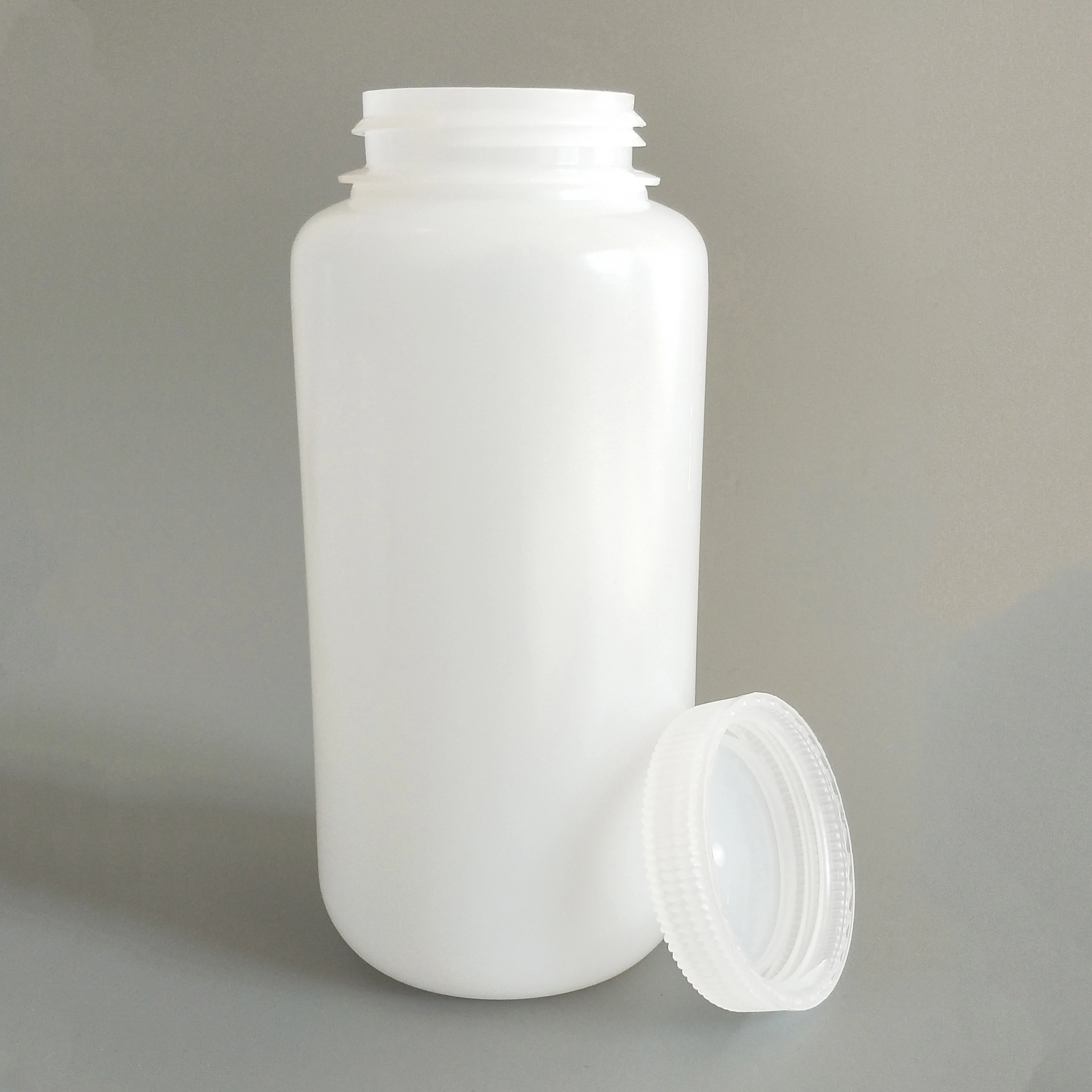 Wide Mouth Plastic Bottle For Capsules,1000ml HDPE Plastic Reagent Bottles