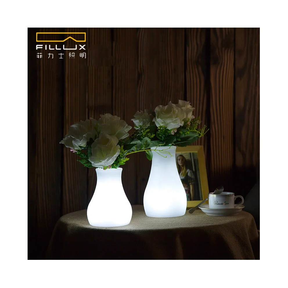 
FILLUX RGB wireless colorful bar cafe vase lampe de tischlampe veilleuse abajur reading bedside desk table lamp night lights 