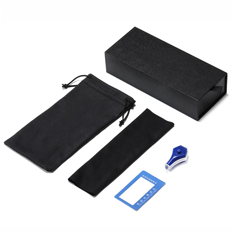 Fashion sunglasses case Eyewear Accessories Small batch customization Pull-out box leather glasses case eyeglass pouch
