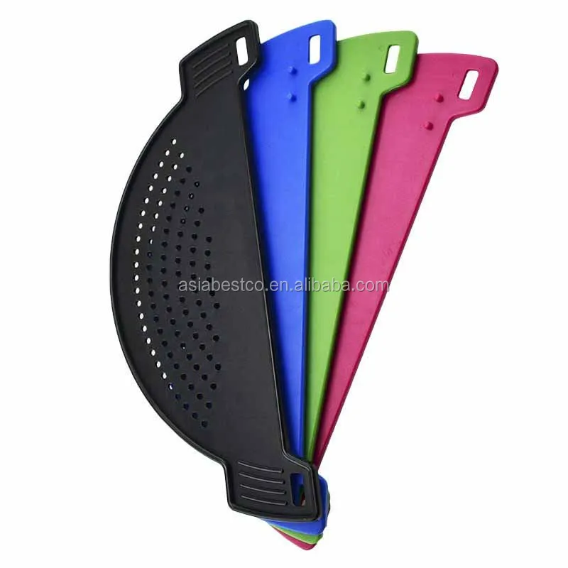 Food Strainer Filter For All Pot And Bowl Pot Drainer Plastic Colander Strainer