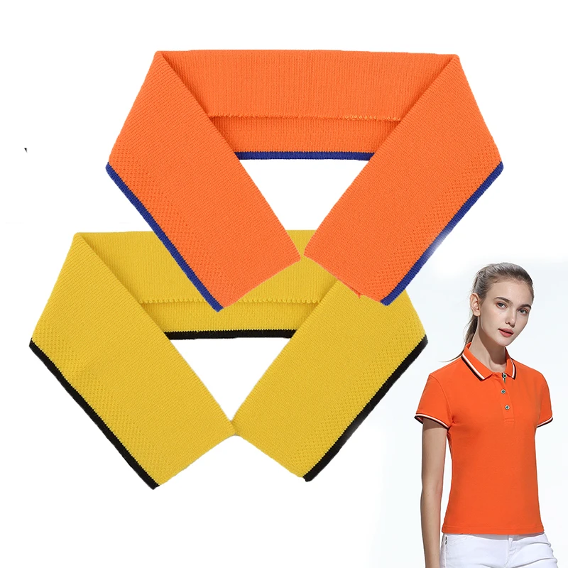 GRS экологически чистые и креативные прямые продажи с фабрики, новый стиль, 1*1 ребристый воротник, Подол футболки, рубашки поло, аксессуары для одежды