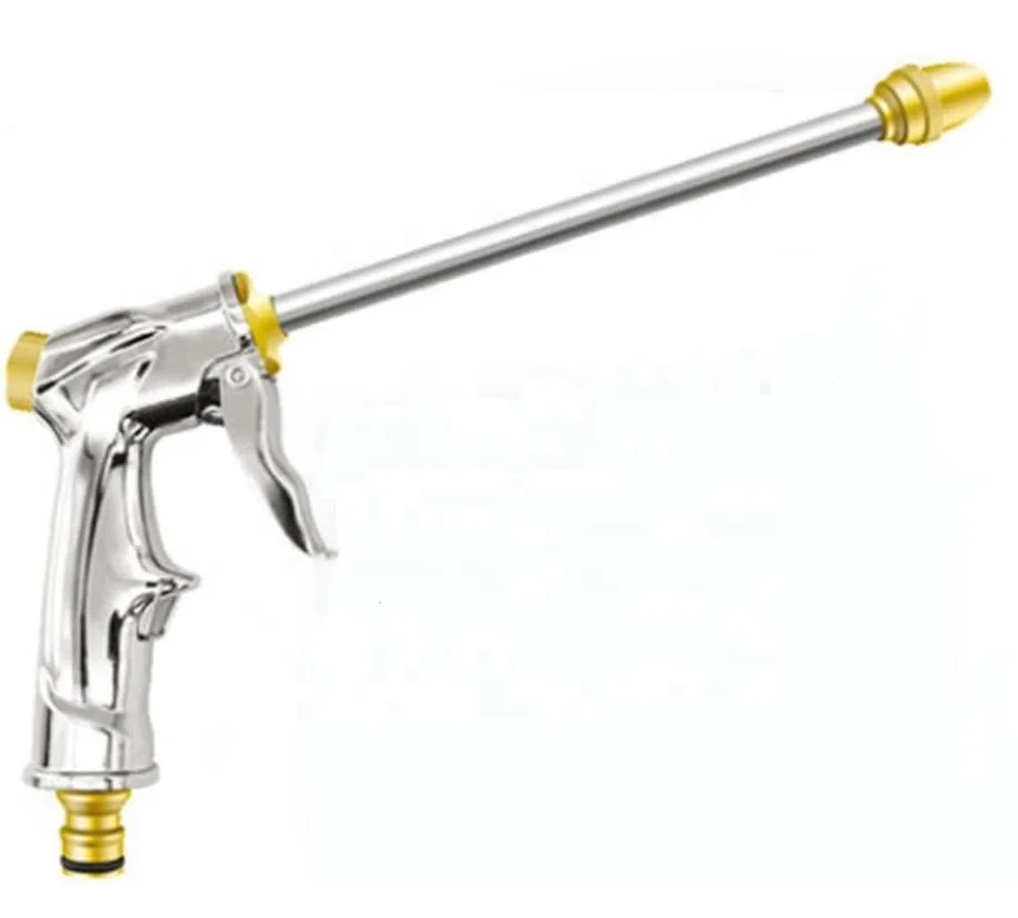 Best Selling irrational pet shower cleaning blue 100ft Flexible Garden Hose with Resistance Metal Spray Gun