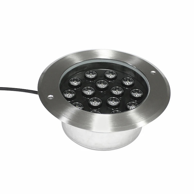  15*1 Вт DMX512 RGB/одноцветная подземная Водонепроницаемая светодиодная лампа 24 В постоянного тока для