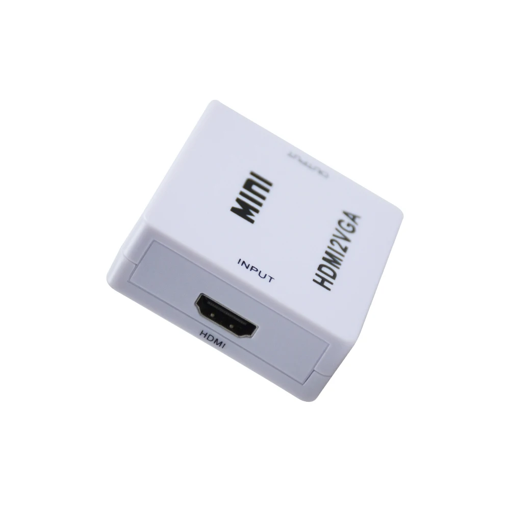 
SIPU HD 1080P MINI HDMI to VGA Converter With Audio HDMI2VGA Video Box Adapter For Xbox360 PC DVD PS3 