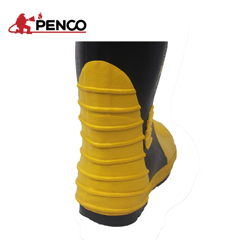 Professional fire resistant safety boots for firefighting
