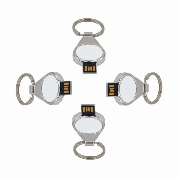 Attractive price Custom chain shape sublimation USB stick flash drive disk