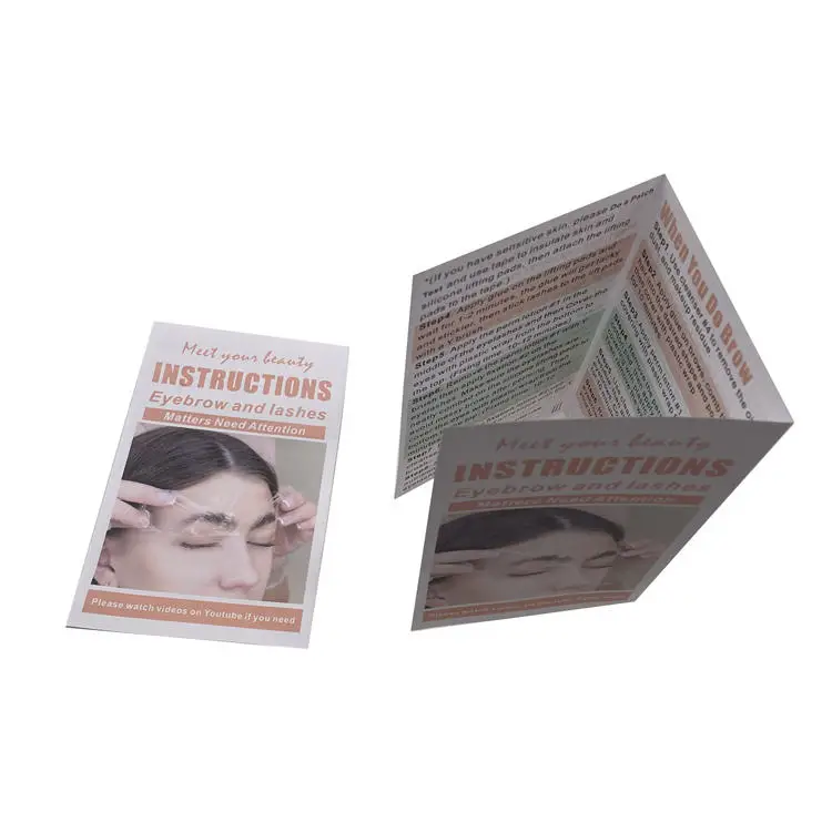 Custom Certified Brochures Booklets User Manual Printing Colorful High Quality Folded Leaflet Instruction Book