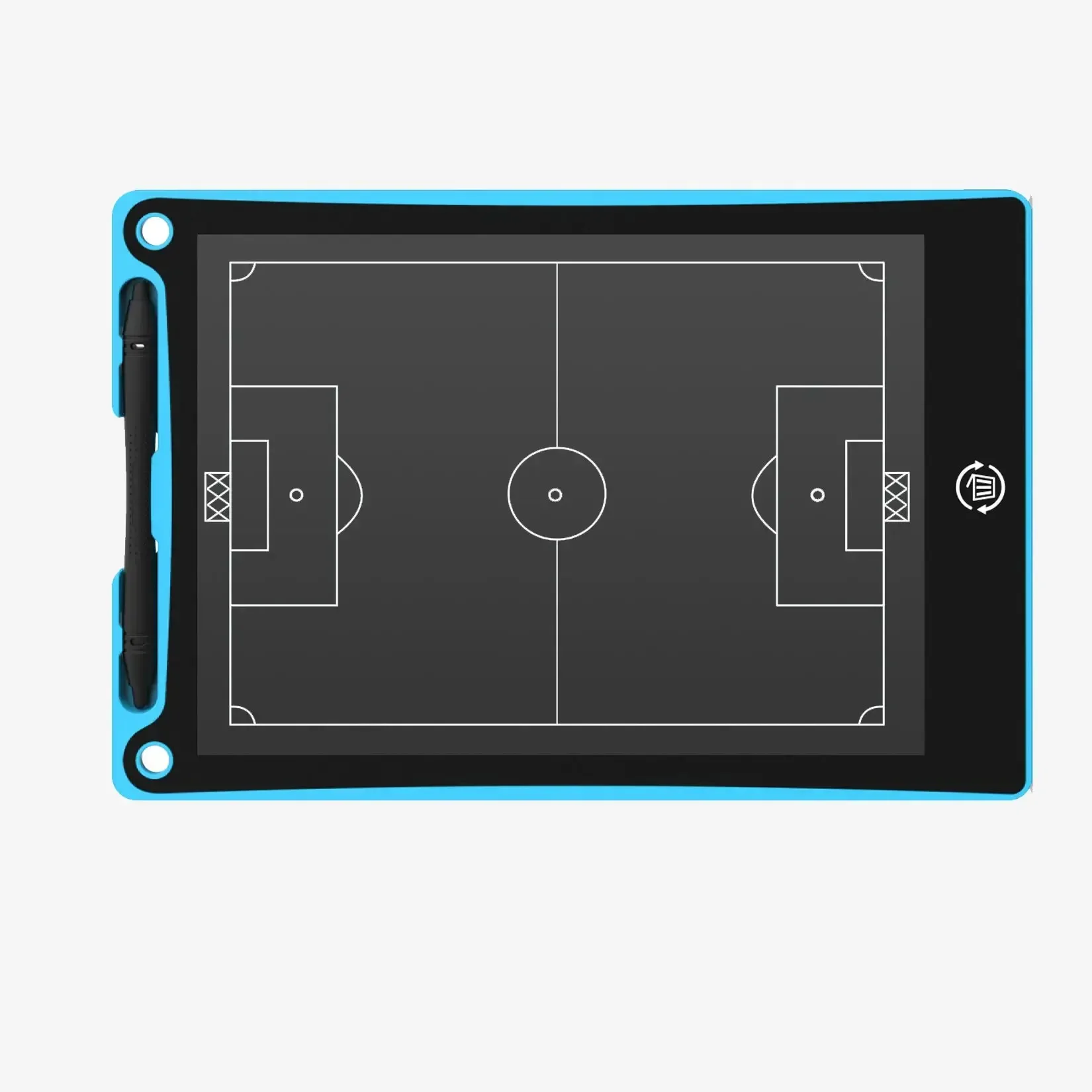 12.8 Inch Electronic Soccer Tactic Board Electronic Football Coach Board Football Coach Marker Training Writing Tablet