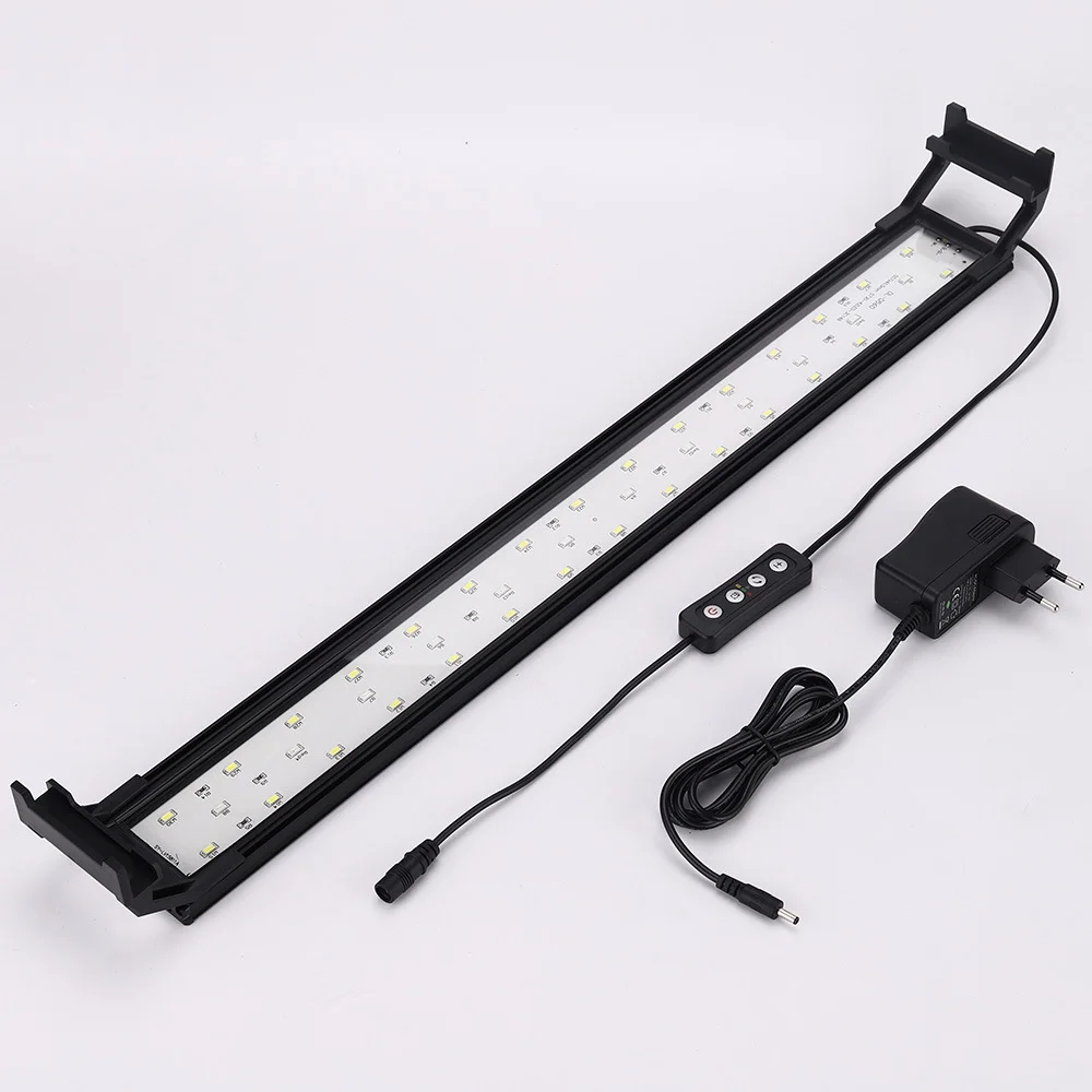 Full Spectrum Dimmable Aquarium Light Grow Plant Bracket Light for Aquariums Marine Tank Coral Reef Lamp LED Fish Tank Lights