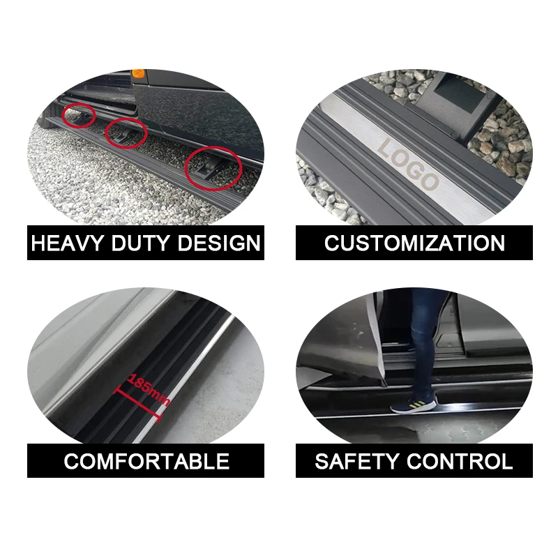 For Toyota Land cruiser LC200 Electric Running Boards Power side step With 2 Years Warranty