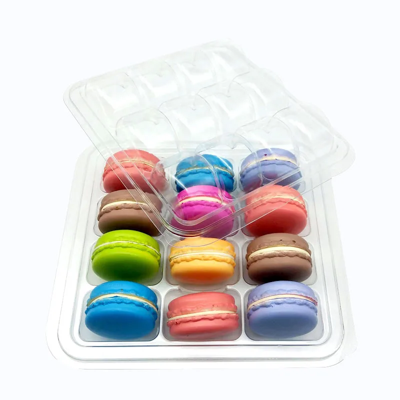 12 контейнеров для лотков макарон прозрачная пластиковая вставка Макарон на