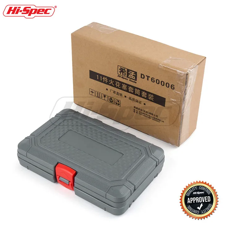 11pc 3/8 Spark Plug Socket Wrench Hex Socket Adapter Torque Wrench Spanner Set Ratchet Wrench Mechanics Tool Box Set