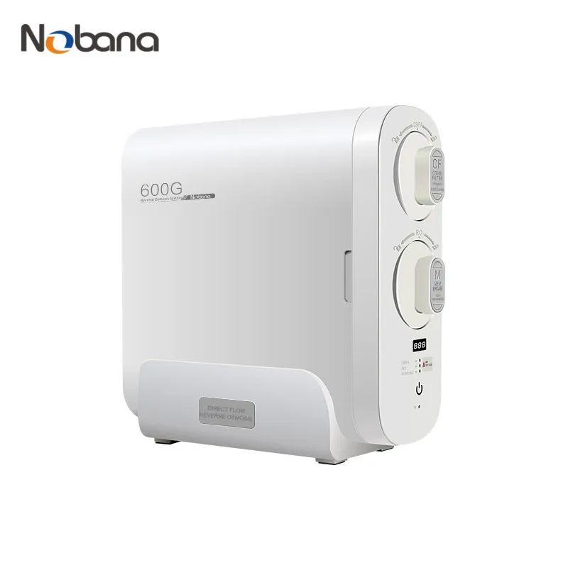 
 Обратный осмос Nobana RO, система фильтрации воды под раковиной, проточный очиститель, низкий коэффициент Слива 600 GPD TDS снижение  