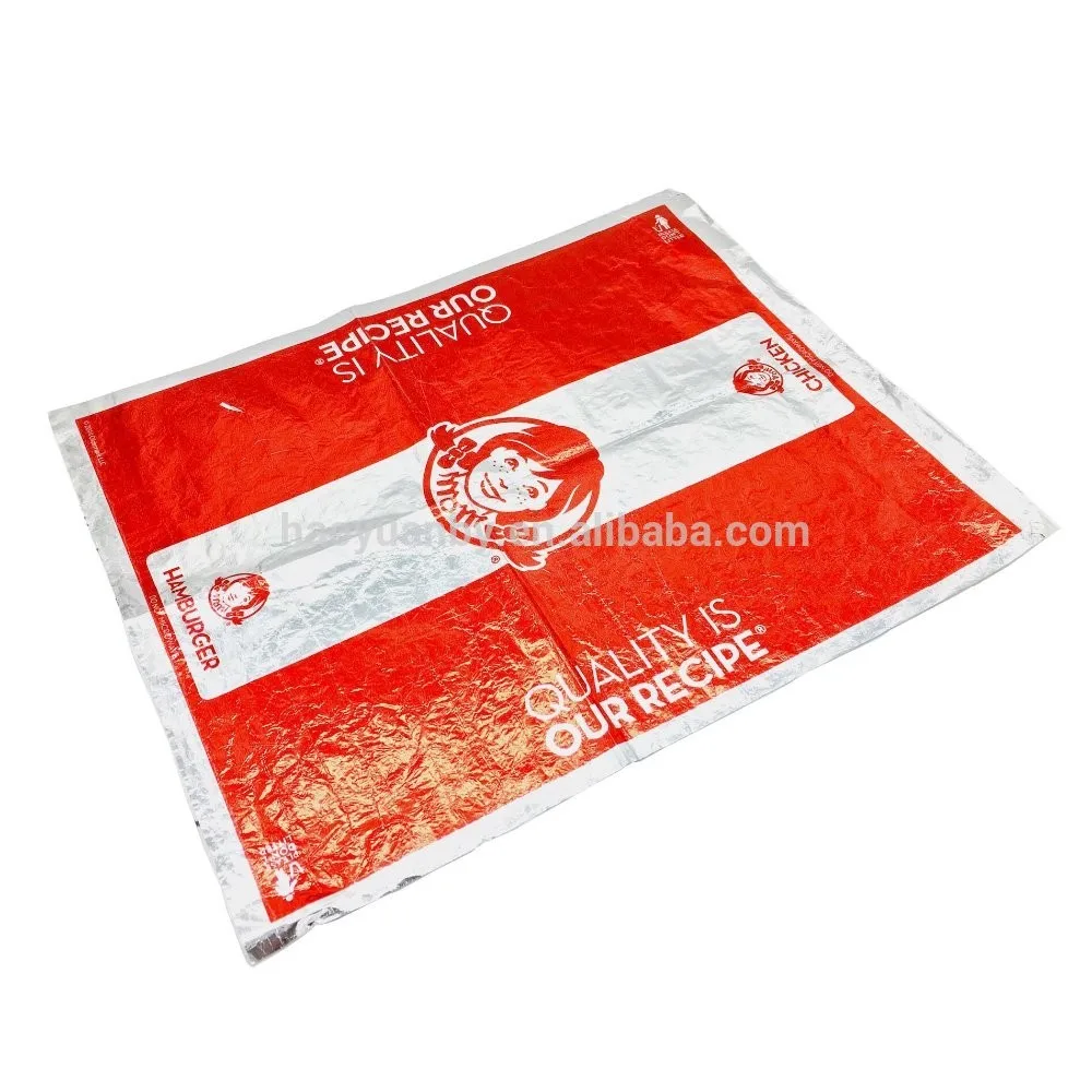 New design aluminium foil sandwich wrapping paper