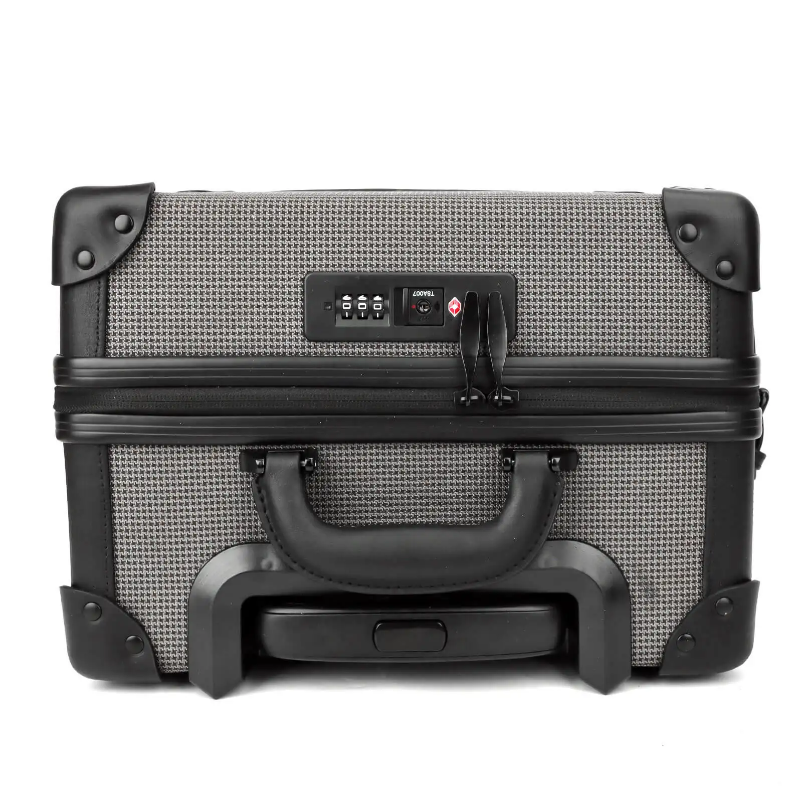 BSCI factory grs RPET fabric Luggage sets Travel 3 piece recycle trolley set spinner wheels trunk suitcase vintage style