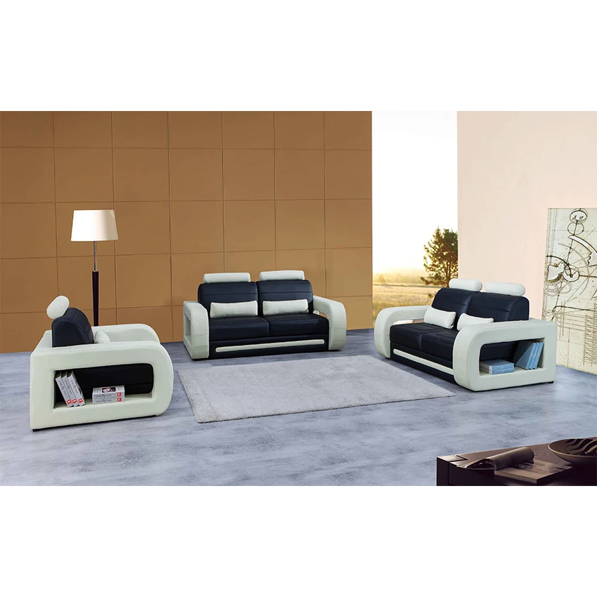 Modern design 3 seater pure leather reclining chesterfield sofa living room furniture sets modern luxury american