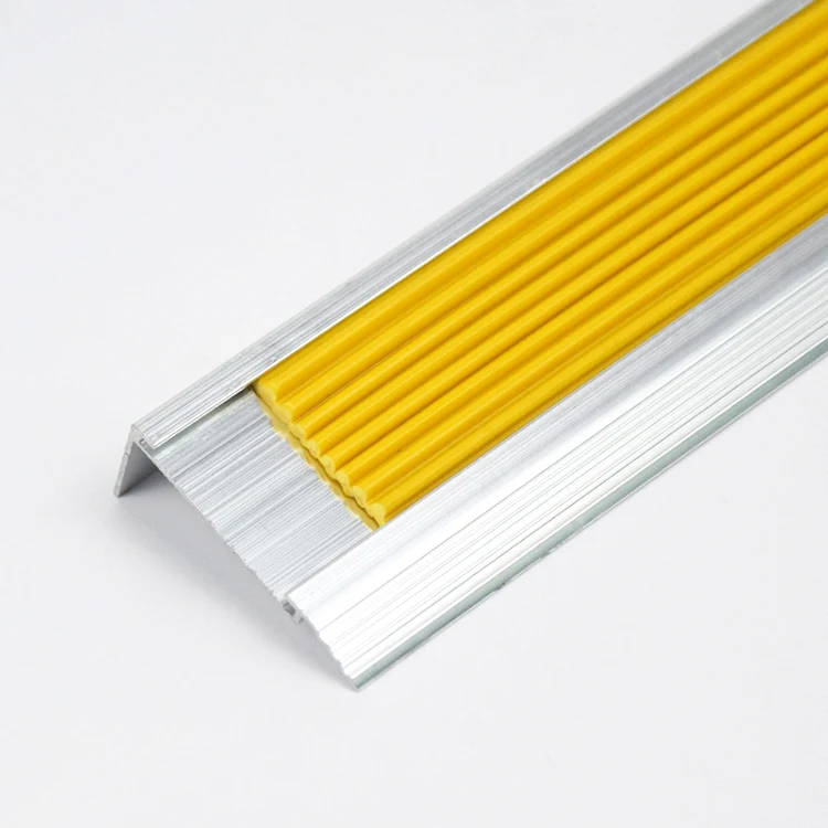 custom aluminum track for stair tiles excellent aluminum anti-slip strip stair nosing