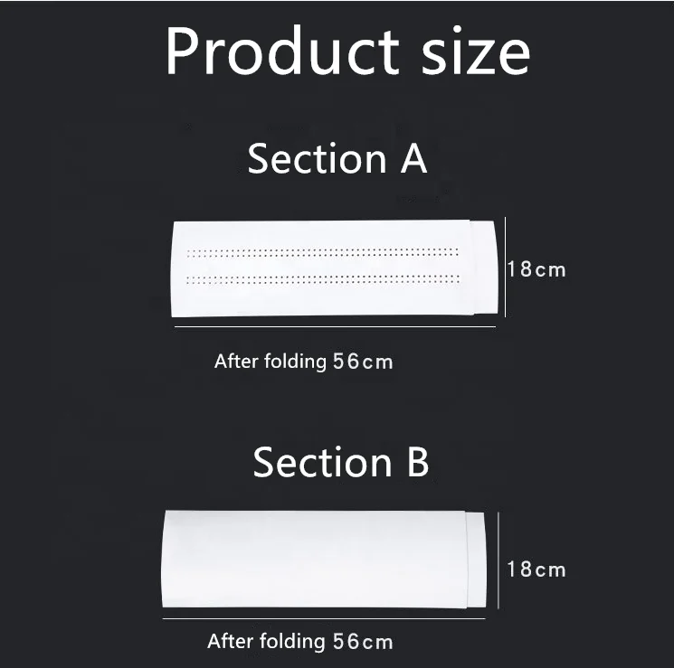 Высококачественные анти-прямые ветровые дефлекторы для кондиционера воздуха, ветрозащитные дефлекторы для кондиционера