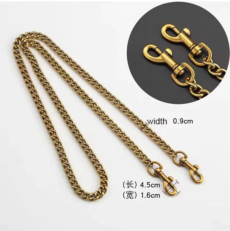 Bag Chain DIY Metal Detachable Replacement Shoulder Crossbody Bag Strap for Handbag Bag Belt Handle Heavy Strong