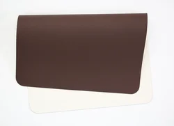 Tabletex Double Sided Colored PVC Leather Placemat Soft Waterproof Washable Table Mat Heat-resistant Placemats