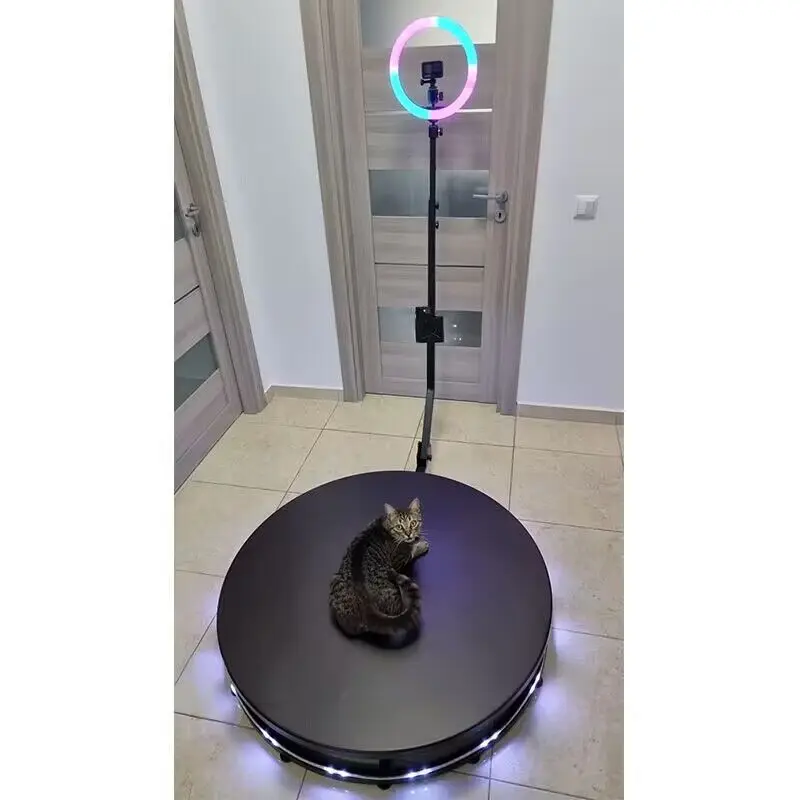 the new 360 degree slow motion video photobooth au dslr camera 360 photo booth machine revolve circular spiral s vending