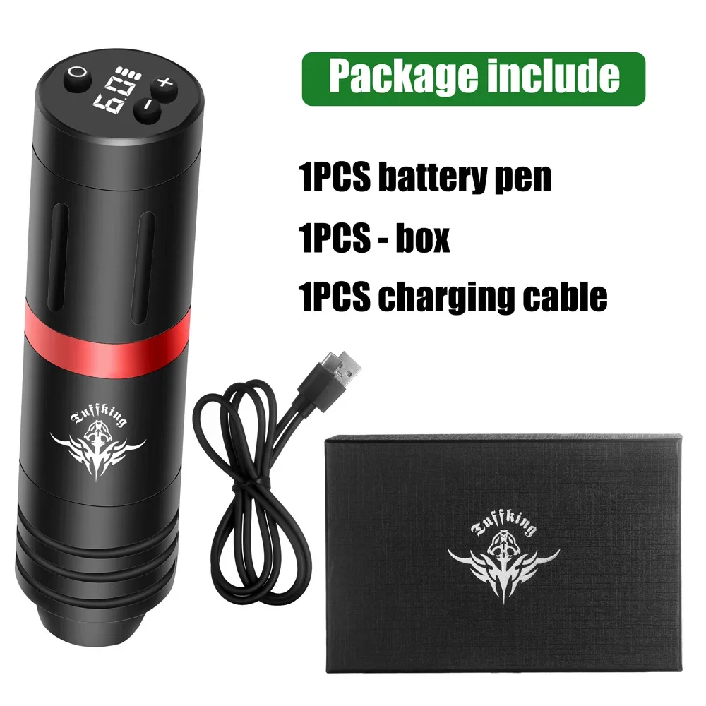 Cross border Tuffking wireless battery tattoo pen tattoo tools Pen motor integrated tattoo machine wholesale