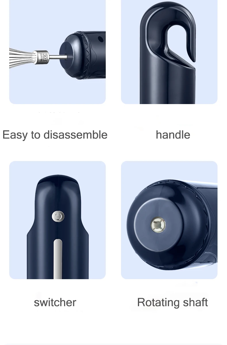 New factory custom egg mixer hand mixer 300ml multi-function portable meat grinder