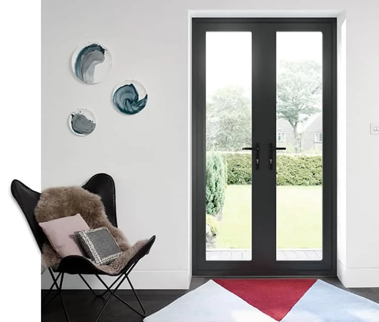 CBDMART Indoor Decoration office Extremely Narrow Casement Door Extremely Narrow Electric Sliding Door